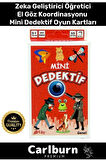 Özel Üretim Eğitici Zeka Geliştirici Öğretici Eğlence Aile 55 Parça Mini Dedektif Genel Oyun Kartı