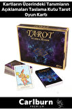 Özel Üretim 78 Kartlı Kartların Üzerindeki Tanımların Açıklaması Taslama Kutu Tarot Oyun Kartı