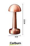 Özel Tasarım 3 Modlu 23 cm x 9 cm Modern Aç/Kapa Butonlu Mantar Dokunmatik LED Masa Lambası