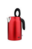 Adell Kırmızı Elektrikli 2200 Watt 1,7 Litre Çelik Su Isıtıcısı Kettle