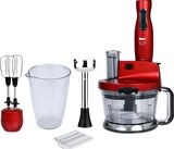 Fakir Rondo Blender Mikser Seti MrChef Quadro 1000w Rouge Kırmızı