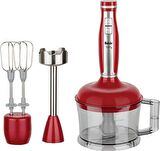 Fakir Rondo Blender Mikser Seti Taffy 1700w Kırmızı