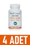 Organik Psyllium Karnıyarık Otu Tozu 250gr (4 Adet)