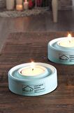 Holder | 3'Lü Set Mumluk | Tea Light Mumluk Seti | Dekoratif Şamdan Mumluk