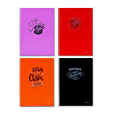 Sim Enjoy A4 120 Yaprak Plastik Kapak Spiralli Defter 4 Kareli + 4 Çizgili