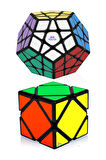 Speed Megaminx Skewb 2'li Zeka Küpü Akıl Küpü Rubik Küp Set