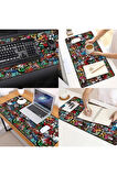 Paint Dikişli Mouse Pad 70 X 30 Cm