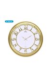 Dekoratif Duvar Saati Gold Renk 45 CM