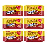 Ülker İkram Çikolata Kremalı Bisküvi 3x84 gr X 6 Adet