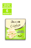ÜLKER KARE ÇIK.BEYAZ FISTIKLI 65GR x6 ADET