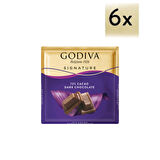  %72 Bitter Kare Çikolata (60g), 6 Adet