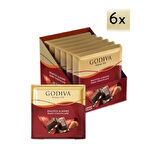  Badem Bitter Kare Çikolata (60g), 6 Adet