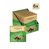  Antep Fıstık Karamel Kare Çikolata (60g), 6 Adet