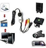 Ezcap 170 USB 2.0 Xbox PS3 VHS Hi8 Mini DV Video Capture Kartı