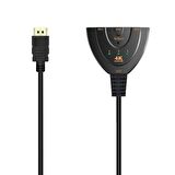 Mesh 3 Port 4K Ultra HD HDMI Pigtail 3 in 1 Out Switch Splitter