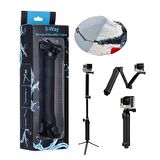 EKEN H9 H9R H8R V8s 3 Yollu Monopod 5GPRAFAEM001 3 Way Selfie
