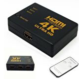 Gplus IFSWR-302 3 Port Kumandalı 4K 2160p 3D Uyumlu HDMI Switch