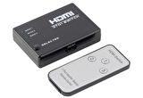 es-line Kumandalı 3 Port 1080p 3D HDMI Switch 3x1 Çoklayıcı