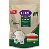 Duru Matik Vegan Organik Parfümlü Beyazlar ve Renkliler İçin Granül Sabun 1.6 kg 40 Yıkama