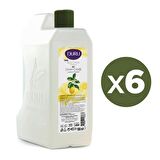 Duru Limon Çiçeği 80 Derece Pet Bidon 900 ml 6 Adet Kolonya