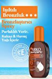 Spf6 Bronzlaştırıcı Güneş Yağı 220 ml&Spf30 Yüksek Korumalı Vücut Güneş Spreyi 200 ml Çanta Hediyeli
