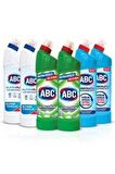 ABC Hijyen Plus & Ultra & Karbonatlı Normal Jel Çamaşır Suyu 6 x 750 ml