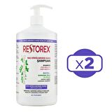 Restorex Saç Dökülmesine Karşı Ekstra Direnç  Şampuan 1000 ml 2 Adet