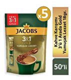 Jacobs Gold Yumuşak Lezzet 3'ü 1 Arada 18 gr 5x10'lu Hazır Kahve