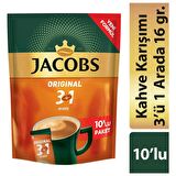 Jacobs 3'ü 1 Arada Karışım Kahve 10'lu Paket