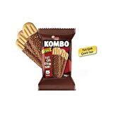 Eti Kombo Hindistan Cevizi ve Çikolata Kaplamalı Bisküvi 56 g x 18 Adet