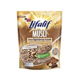Eti Lifalif İnce Öğütülmüş Yulaflı Fındıklı, Kakao Çekirdekli, Kakaolu Müsli 250 g x 2 Adet