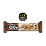 Eti Burçak Sütlü Kremalı Yulaflı Bisküvi 100 g x 12 Adet
