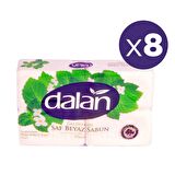 Dalan Saf Beyaz Klasik Kalıp Sabun 1000 gr X 8 Adet