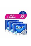Selpak 3 Katlı 3 x 32'li Tuvalet Kağıdı