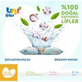 Uni Baby Yenidoğan Alkolsüz-Parfümsüz 14 x 40 Yaprak 14 Paket Islak Mendil
