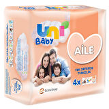 Uni Baby Islak Havlu Aile 4x52 Adet