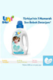 UNİ BABY ÇAMAŞIR YUMUŞATICISI 1500ML 2 ADET AKTİF SIVI DETERJAN 2 ADET TOPLAM 4 ADET  