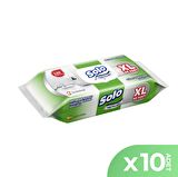 Solo Tüm Yüzeyler Islak Temizleme Havlusu XL 80 Yaprak 10'lu