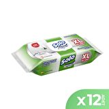 Solo Tüm Yüzeyler Islak Temizleme Havlusu XL 80 Yaprak 12'li
