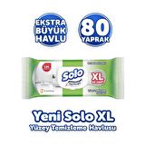 Solo Tüm Yüzeyler Islak Temizleme Havlusu XL 80 Yaprak 12'li