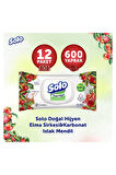 Solo Doğal Hijyen Elma Sirkesi & Karbonat Islak Mendil 12'li