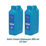 Selin 80 Derece Limon Kolonyası  900 ML x 2