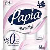Papia Pure & Soft 4 Katlı 32'li Tuvalet Kağıdı