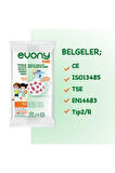 Kids Yumuşak Elastik Kulaklı Renkli Çocuk Maskesi