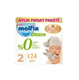 Molfix Pure Soft 2 Beden Mini 124'lü Bebek Bezi