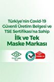 EVONY ÇOCUK YEŞİL MASKE LASTİK HALKALI 10 LU PAKET