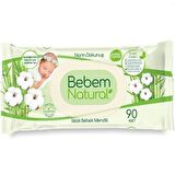 Bebem Natural Yenidoğan Alkolsüz 90 Yaprak 1 Paket Islak Mendil