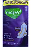 Molped Supernight Uzun Hijyenik Ped 18 Adet
