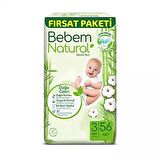 Bebem Natural 3 Numara Midi 56'lı Bel Bantlı Bez