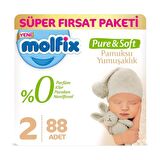 Molfix Pure&Soft Mini 2 Beden 88'li Süper Fırsat Paketi